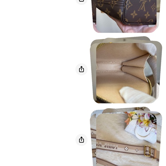 Louis Vuitton Neverfull BB Monogram Beige Bag Only - Picture 16 of 16